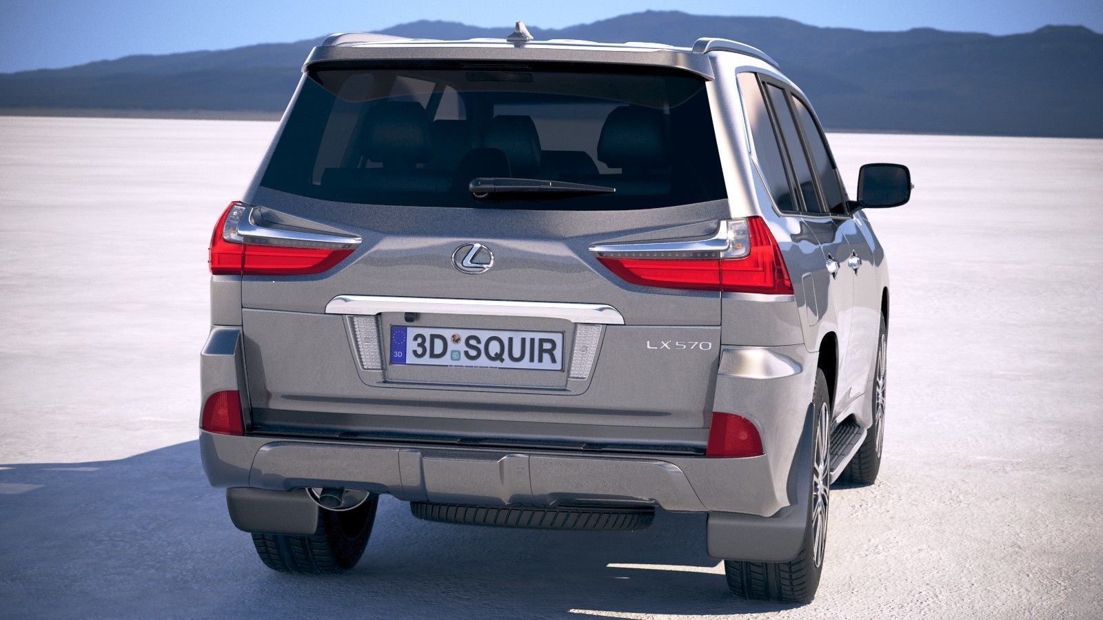 Lexus LX 570 2017 3D model_5