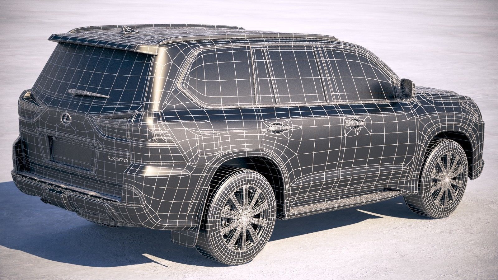 Lexus LX 570 2017 3D model_20