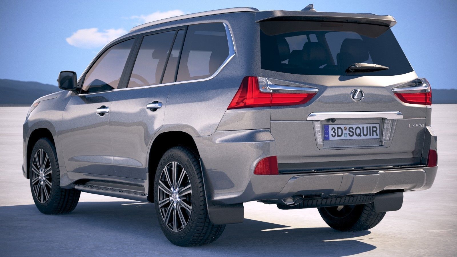 Lexus LX 570 2017 3D model_13