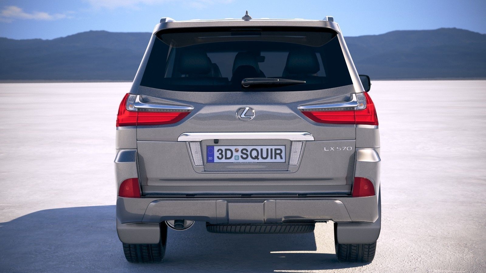 Lexus LX 570 2017 3D model_10