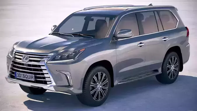 Lexus LX 570 2017 3D model
