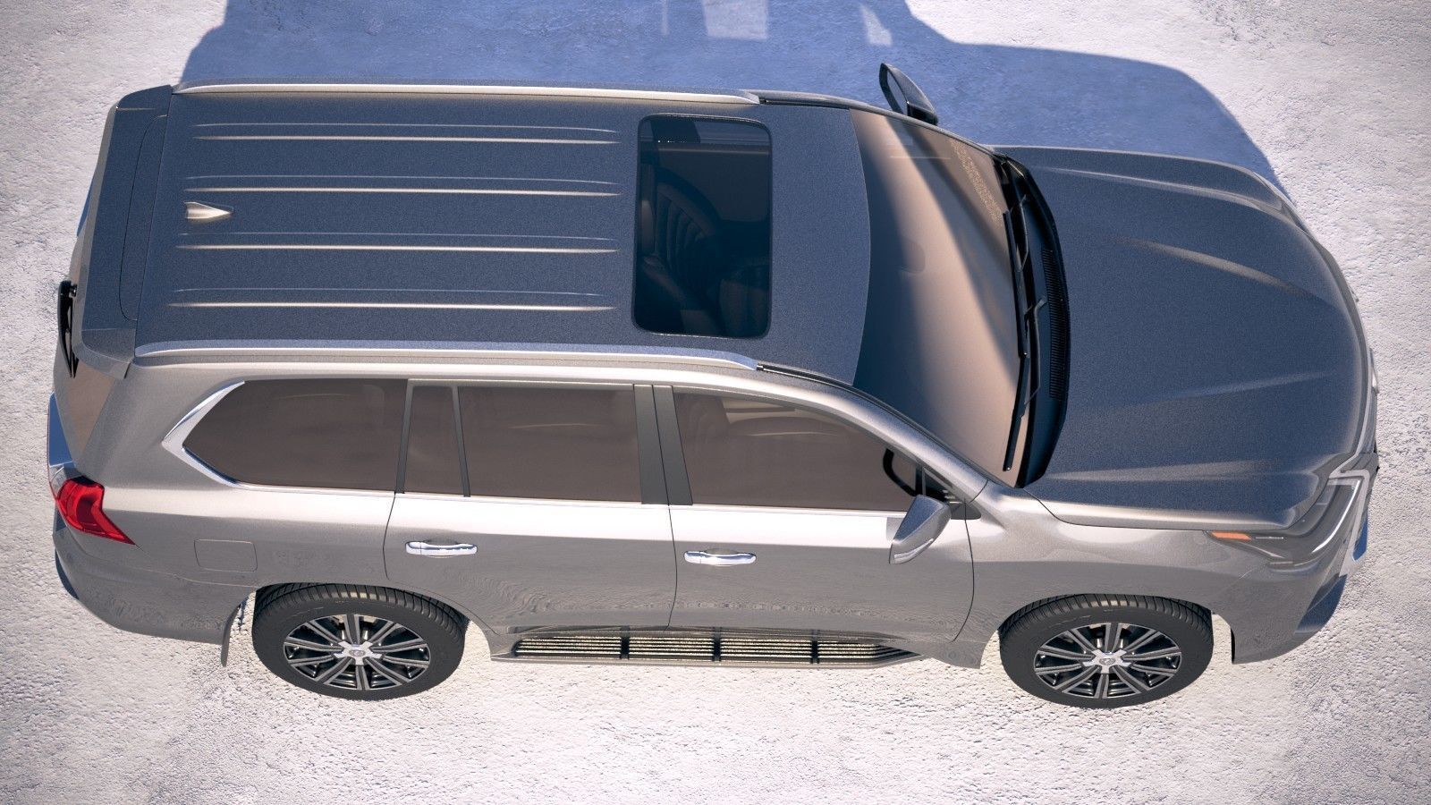 Lexus LX 570 2017 3D model_7