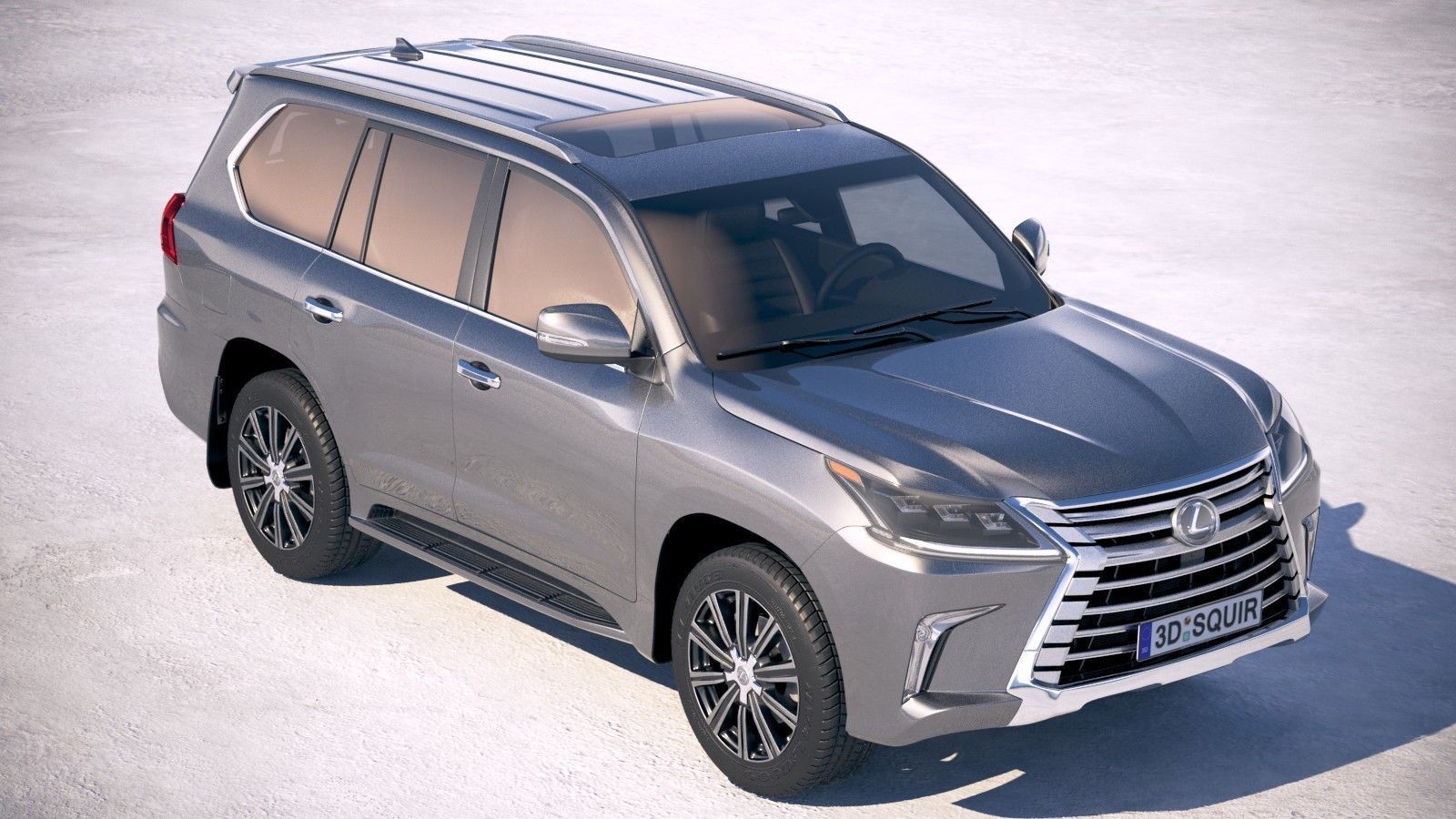 Lexus LX 570 2017 3D model_11
