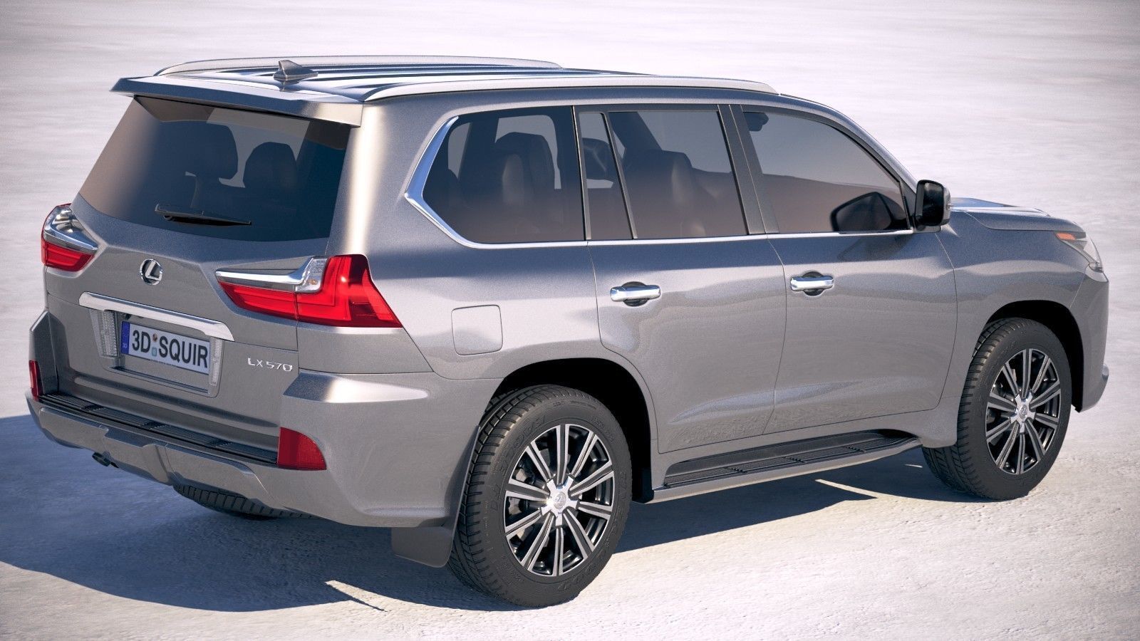 Lexus LX 570 2017 3D model_4