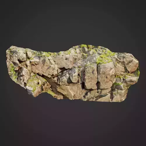 Cliff face 3d scanned N