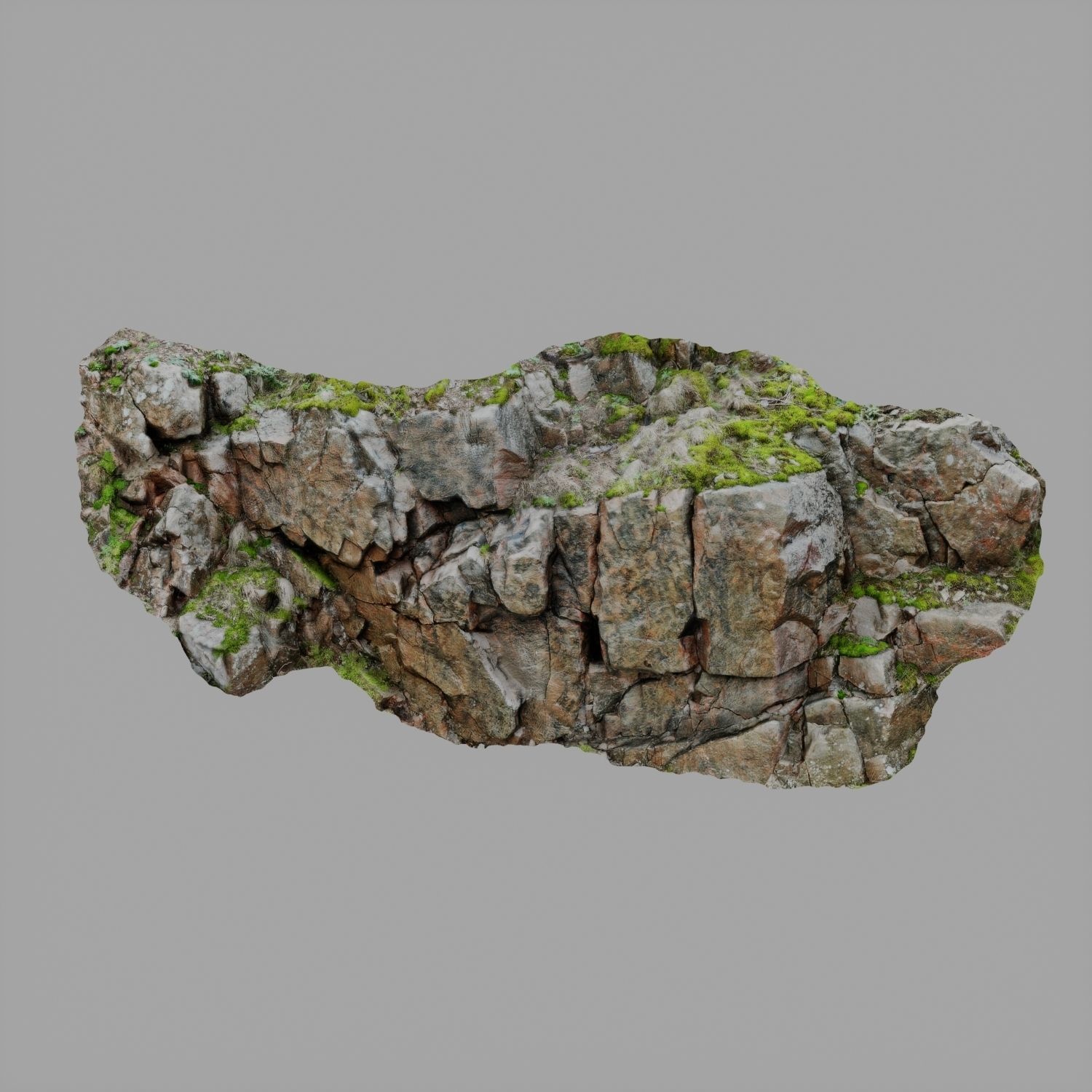 Cliff face 3d scanned N 3D model_2