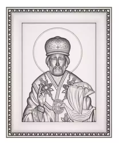 Icon Nikolay Mirlikiysky 3D print model
