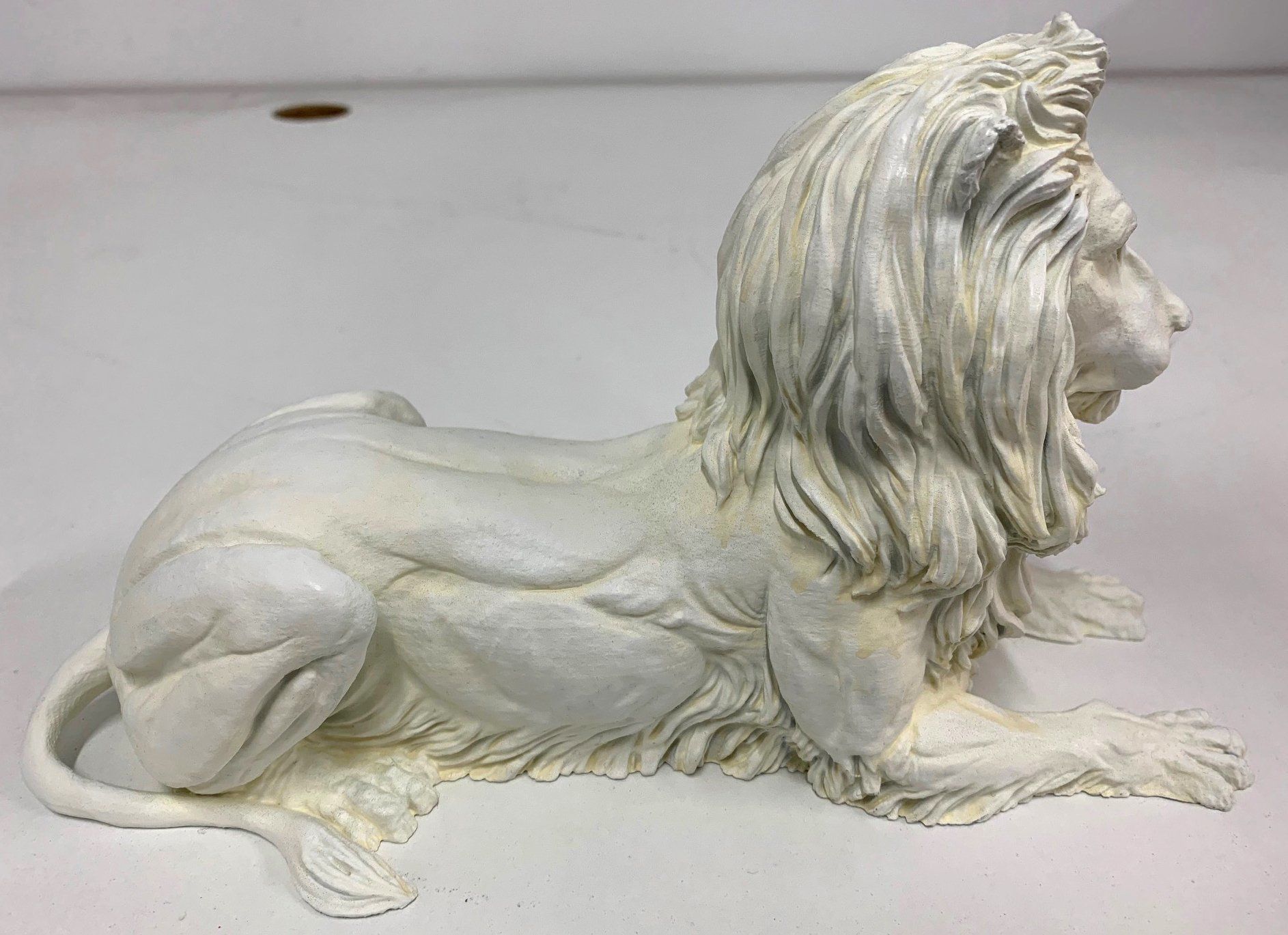 Recumbent Lion Sculpture 3d print model 3D print model_2