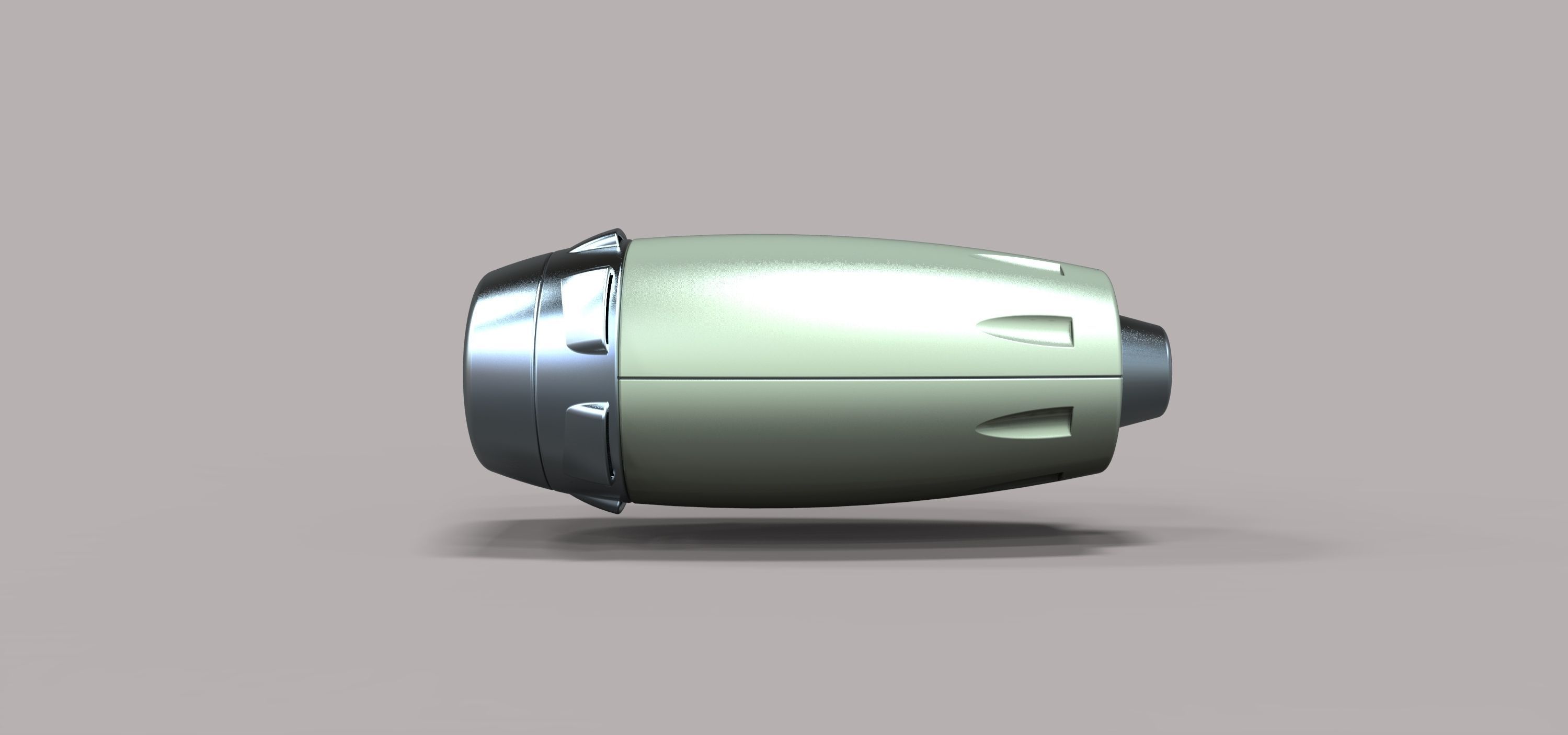 Jet engine 4 3D model_4