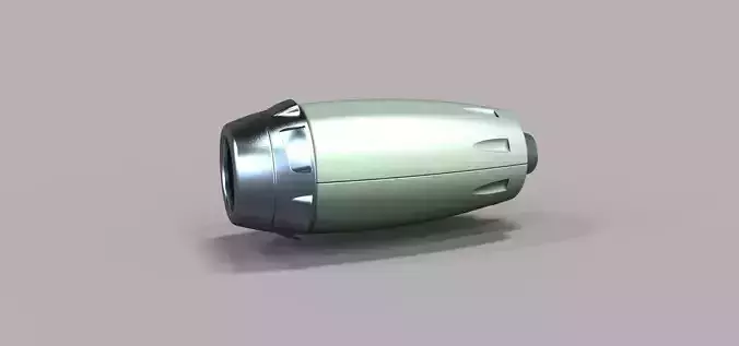 Jet engine 4 3D model