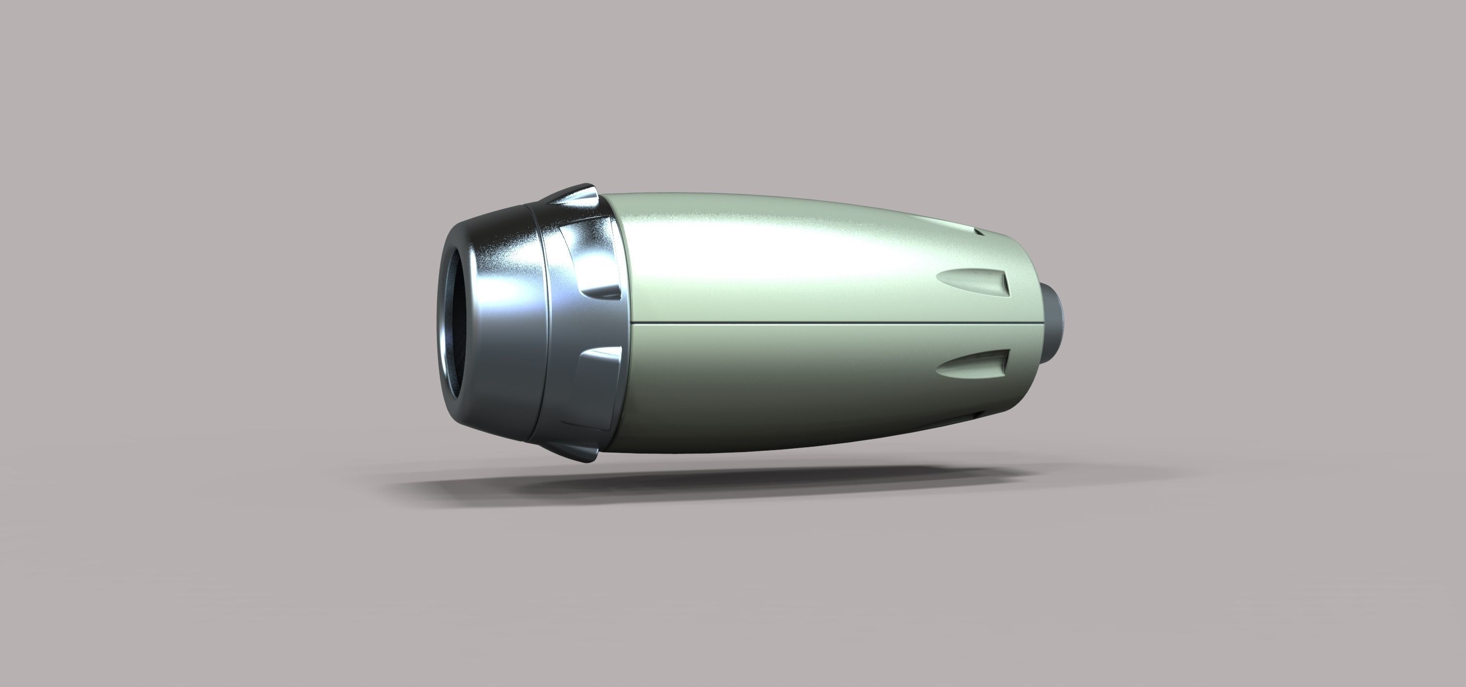 Jet engine 4 3D model_1