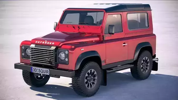 Land Rover Defender Works v8 2018 3D model