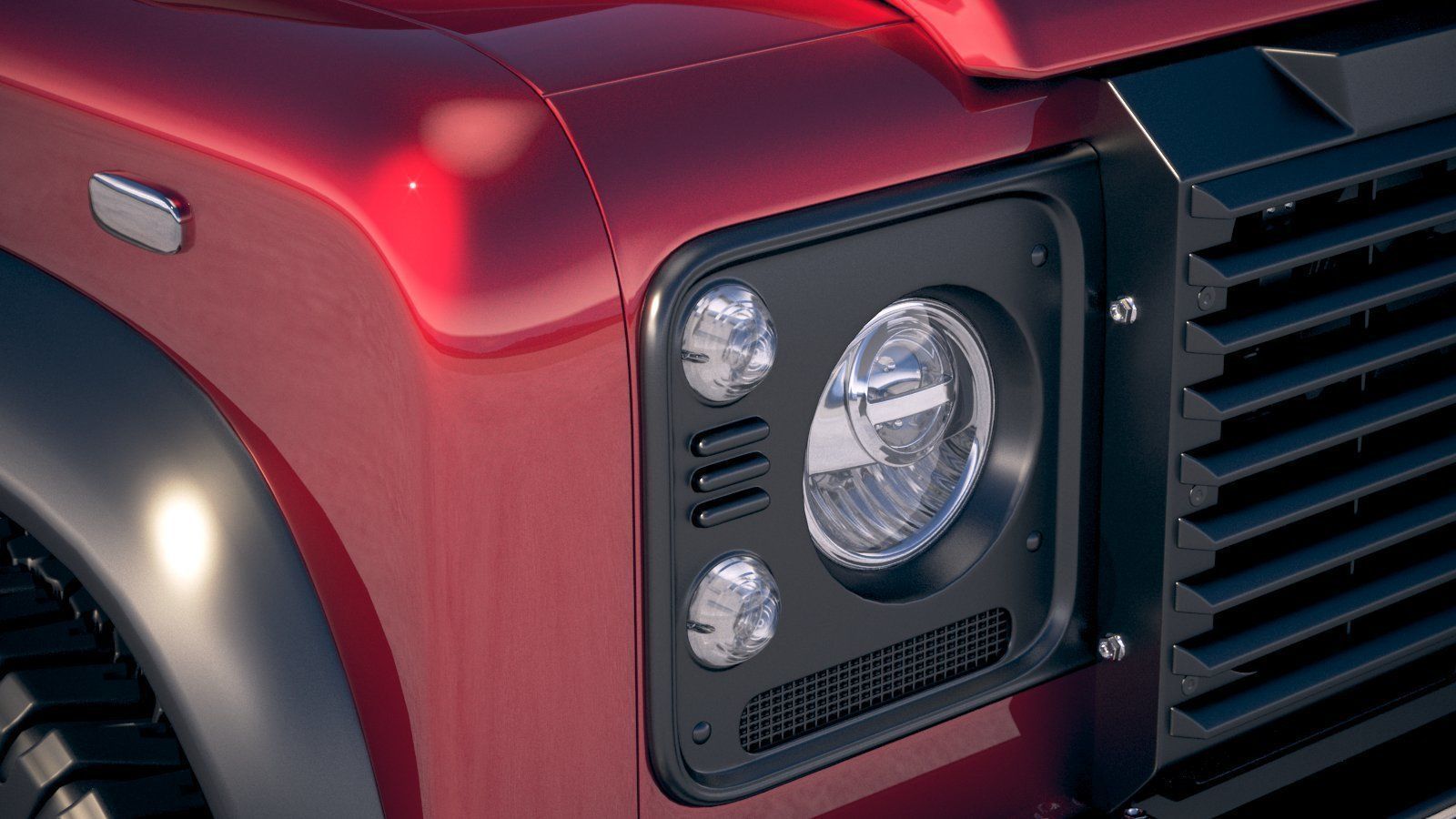 Land Rover Defender Works v8 2018 3D model_15