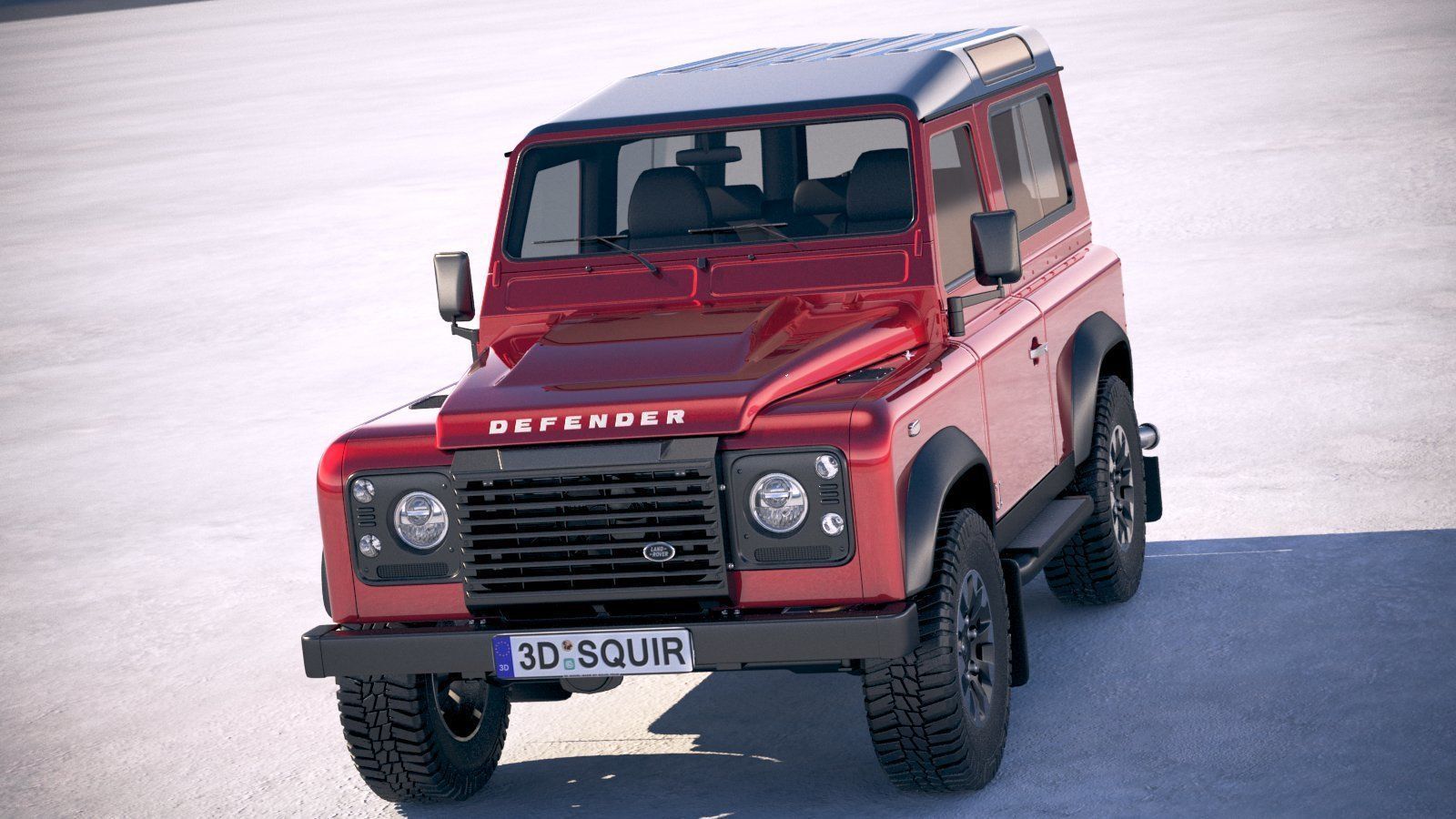 Land Rover Defender Works v8 2018 3D model_1