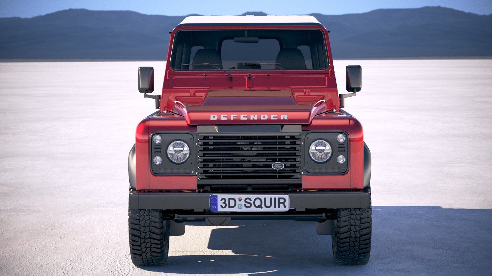 Land Rover Defender Works v8 2018 3D model_9