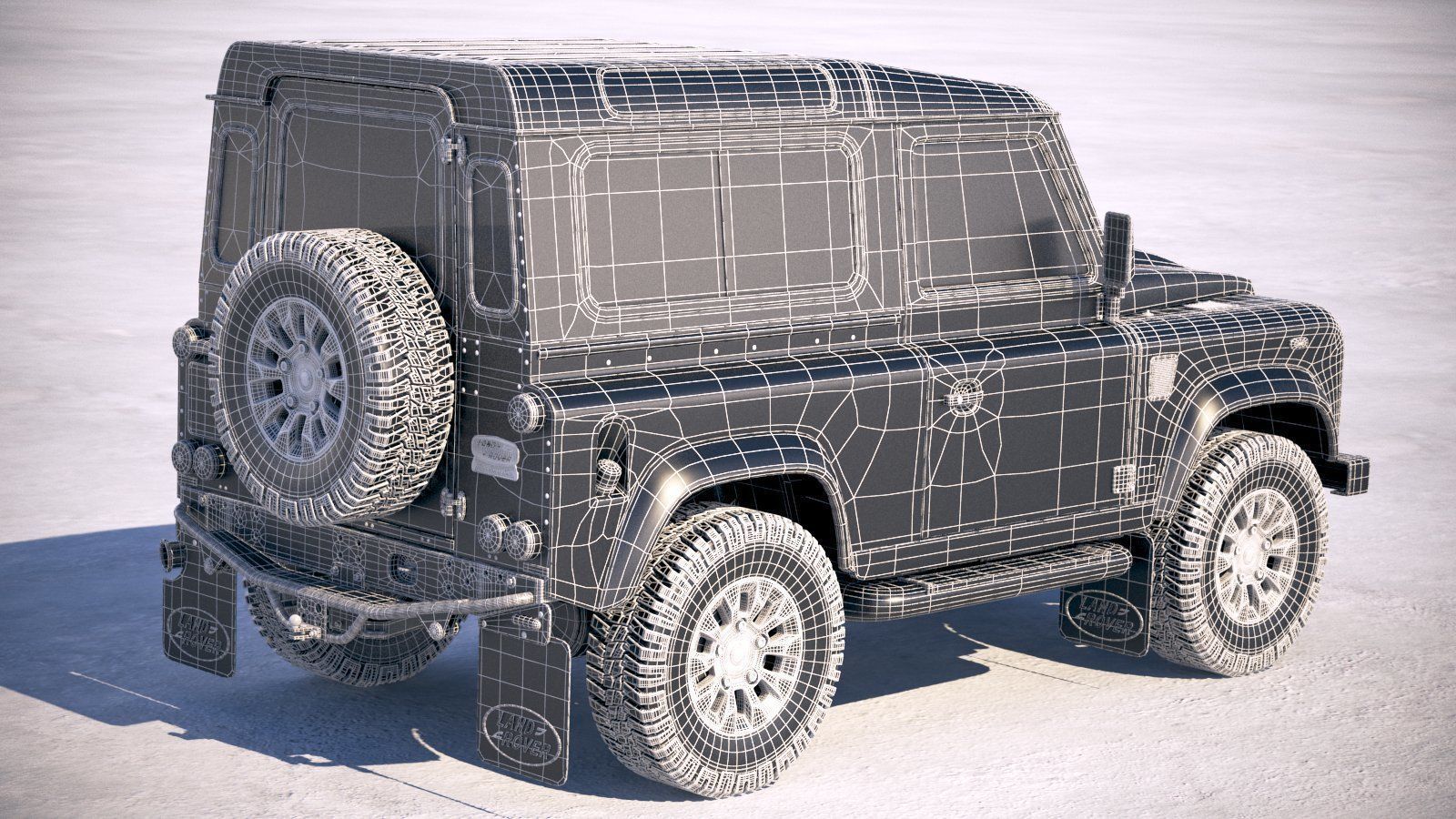 Land Rover Defender Works v8 2018 3D model_20