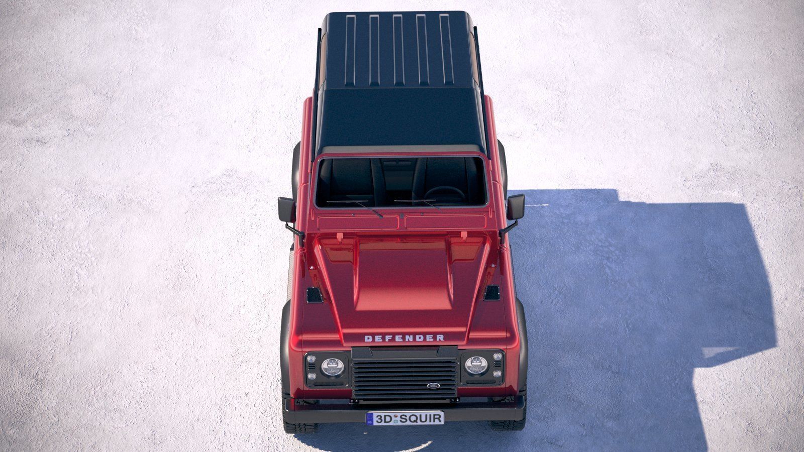 Land Rover Defender Works v8 2018 3D model_8