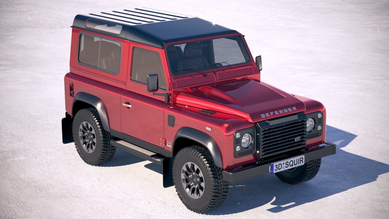 Land Rover Defender Works v8 2018 3D model_11