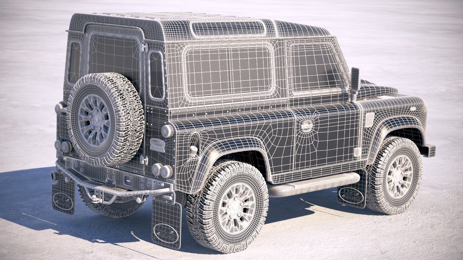Land Rover Defender Works v8 2018 3D model_18
