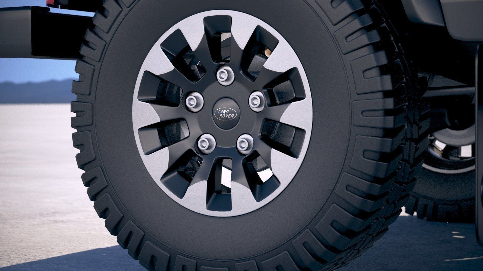 Land Rover Defender Works v8 2018 3D model_14