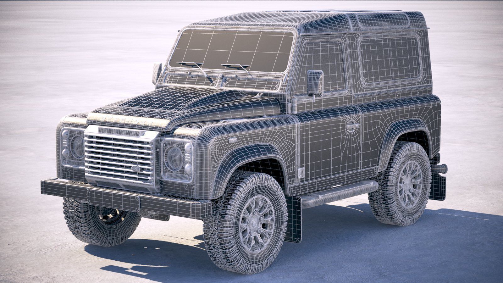 Land Rover Defender Works v8 2018 3D model_17
