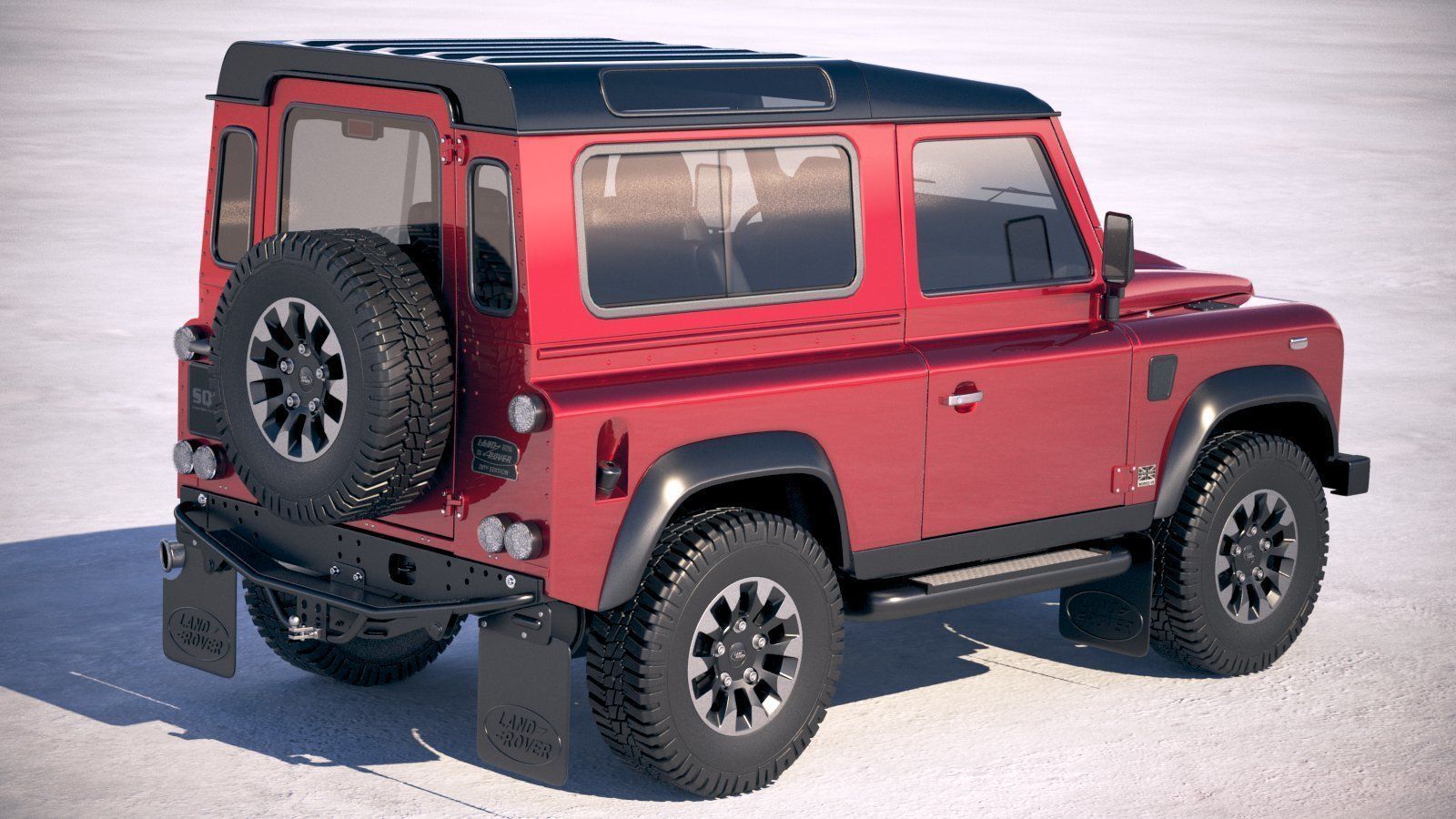 Land Rover Defender Works v8 2018 3D model_4