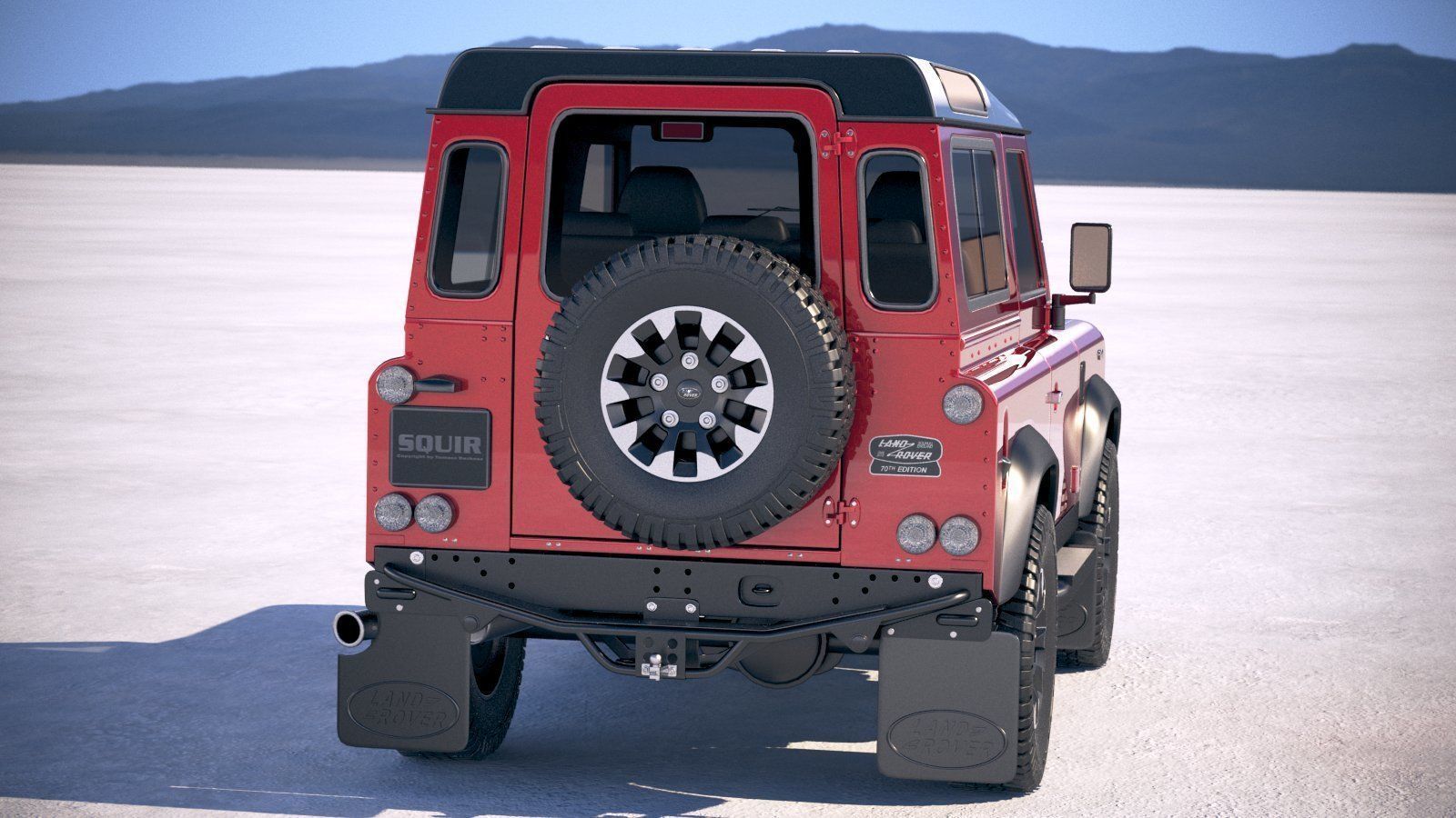 Land Rover Defender Works v8 2018 3D model_5