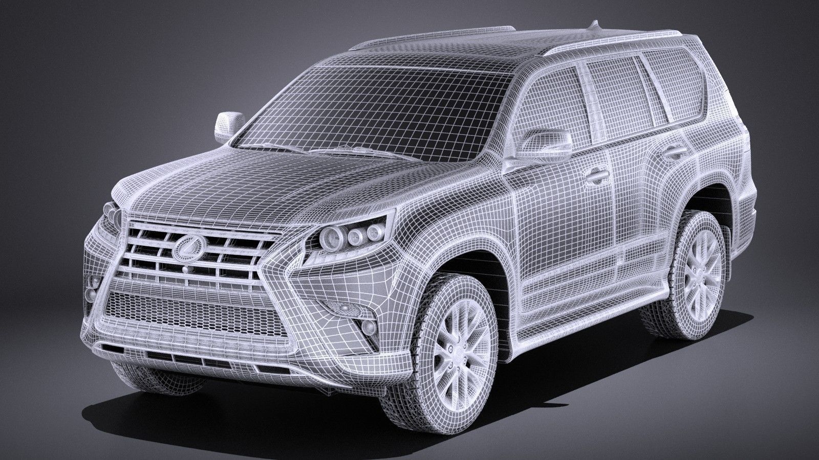 Lexus GX 460 2016 VRAY 3D model_12