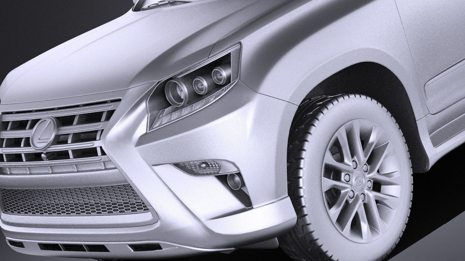 Lexus GX 460 2016 VRAY 3D model_9