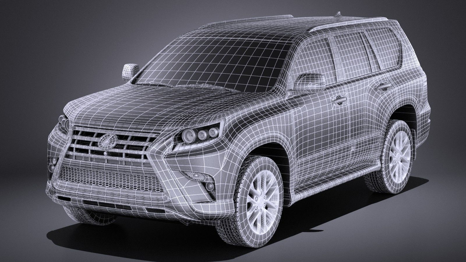 Lexus GX 460 2016 VRAY 3D model_14
