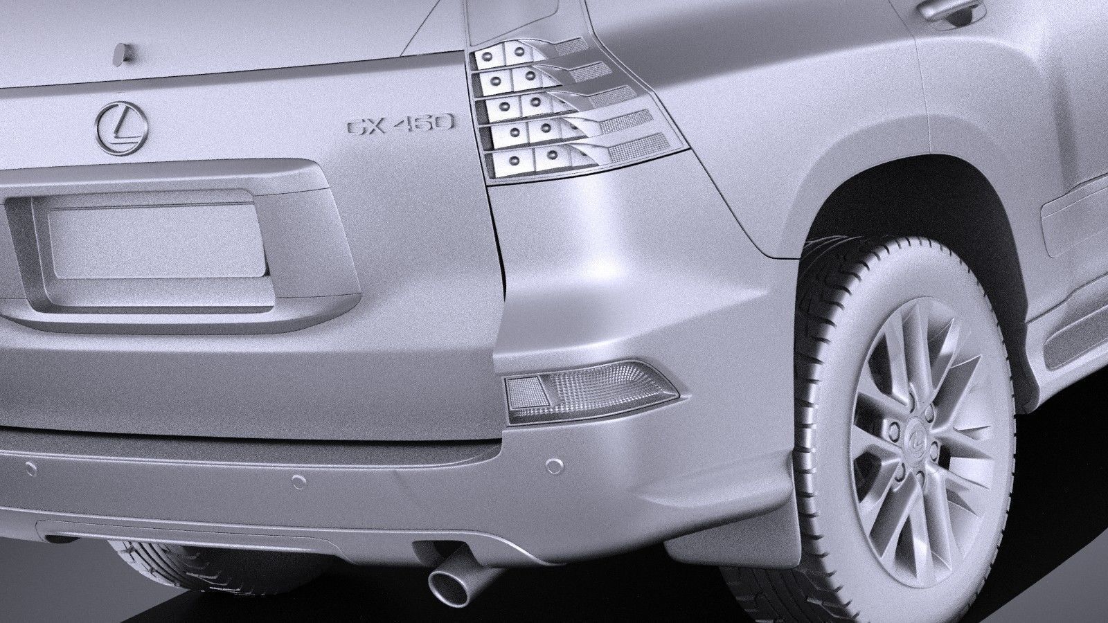 Lexus GX 460 2016 VRAY 3D model_10