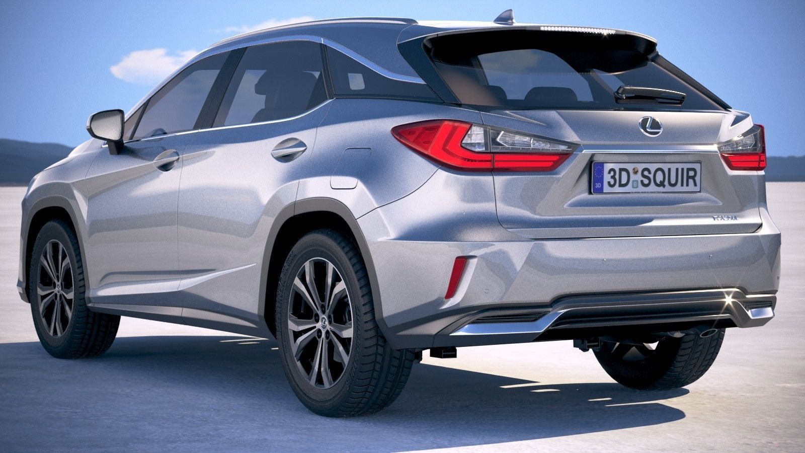 Lexus RX L 2018 3D model_13