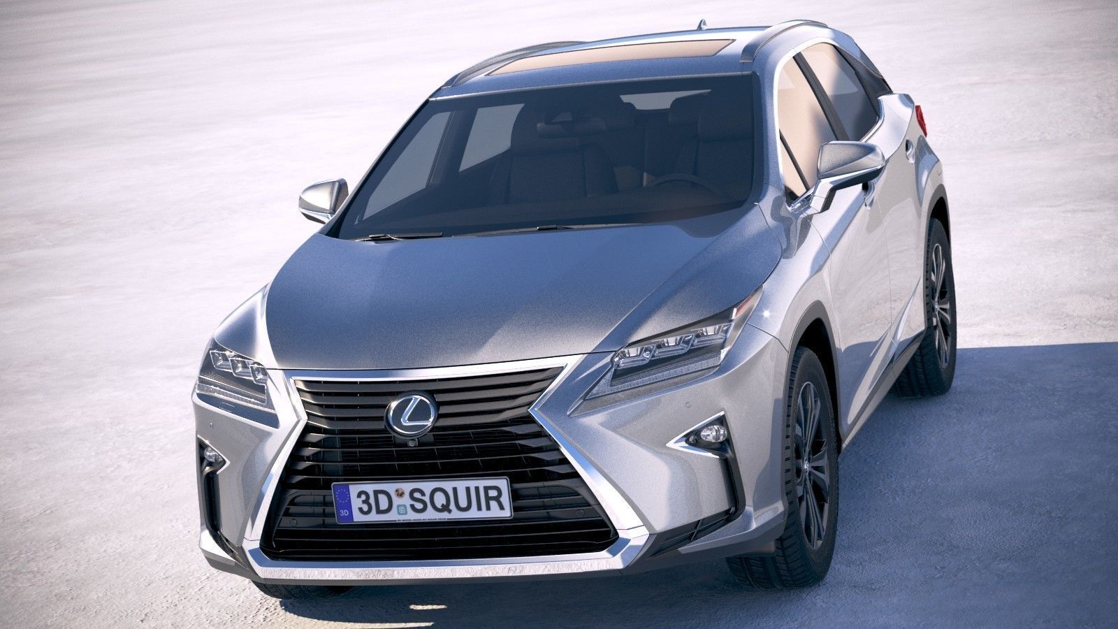 Lexus RX L 2018 3D model_1