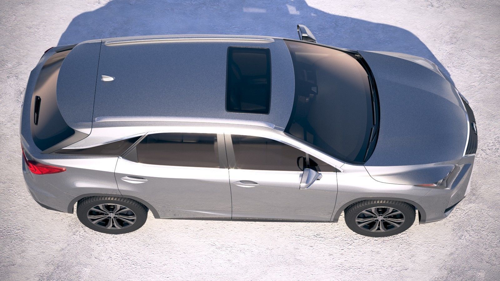 Lexus RX L 2018 3D model_7