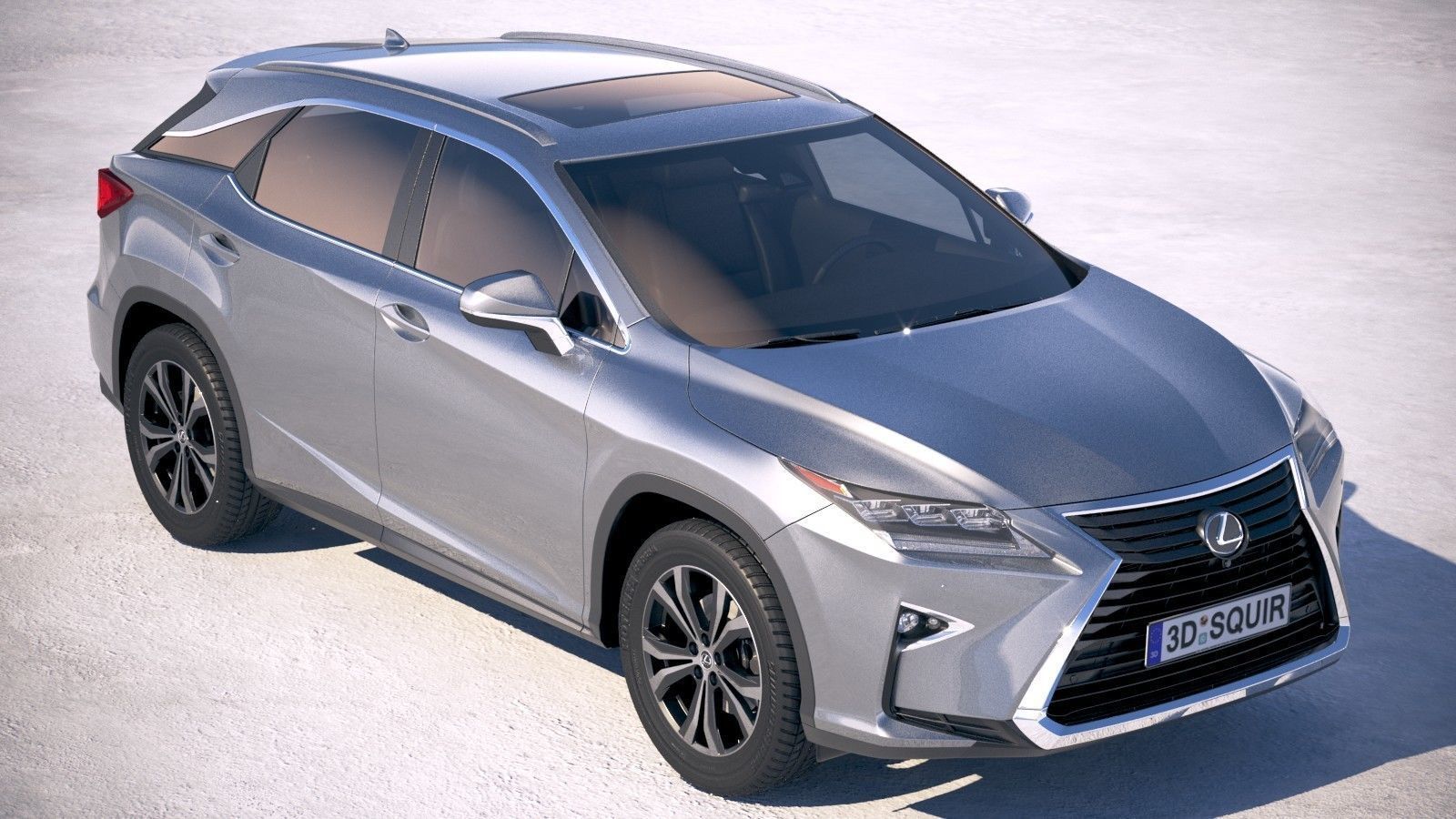 Lexus RX L 2018 3D model_11