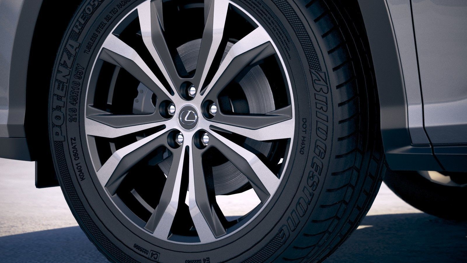 Lexus RX L 2018 3D model_14