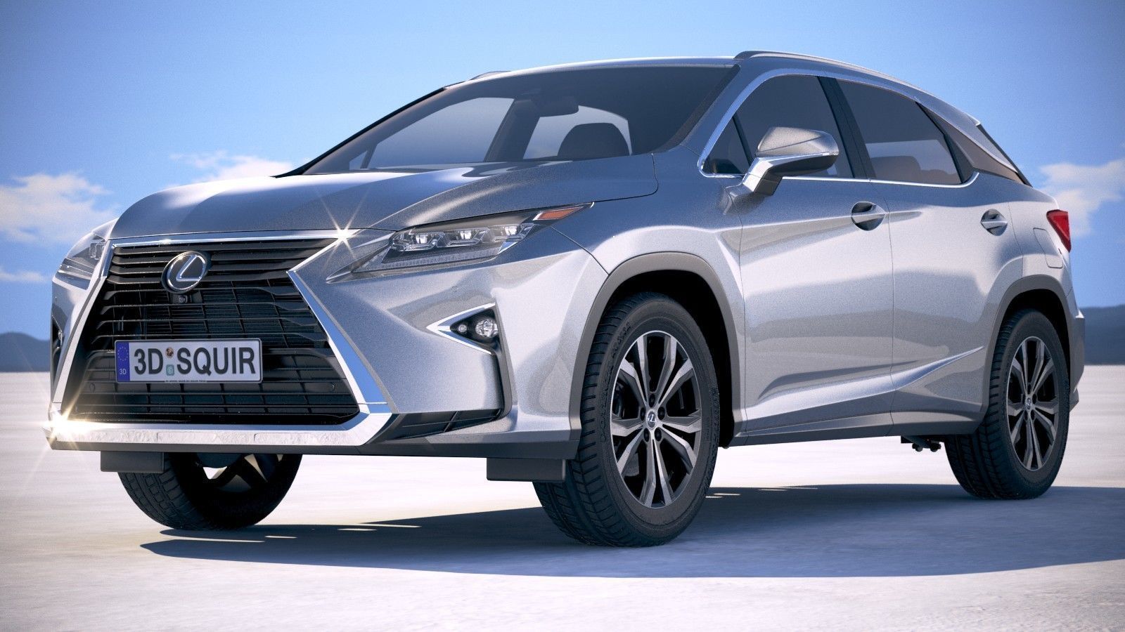 Lexus RX L 2018 3D model_12