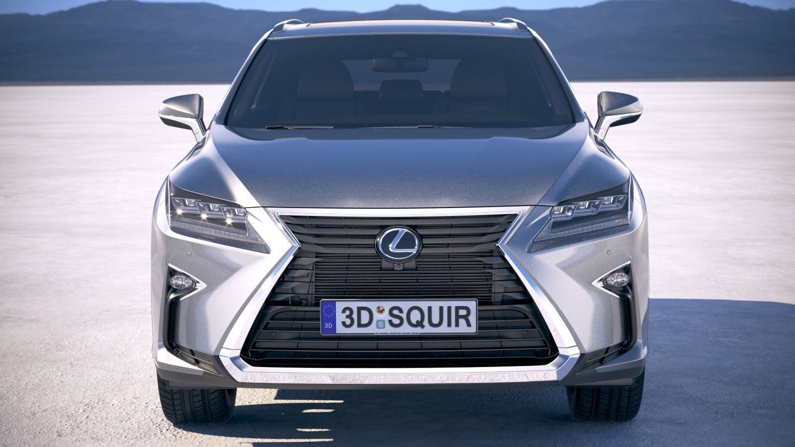 Lexus RX L 2018 3D model_9