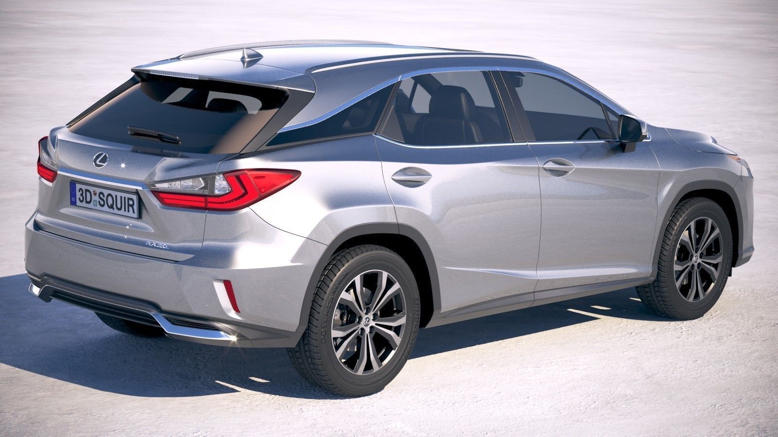 Lexus RX L 2018 3D model_4