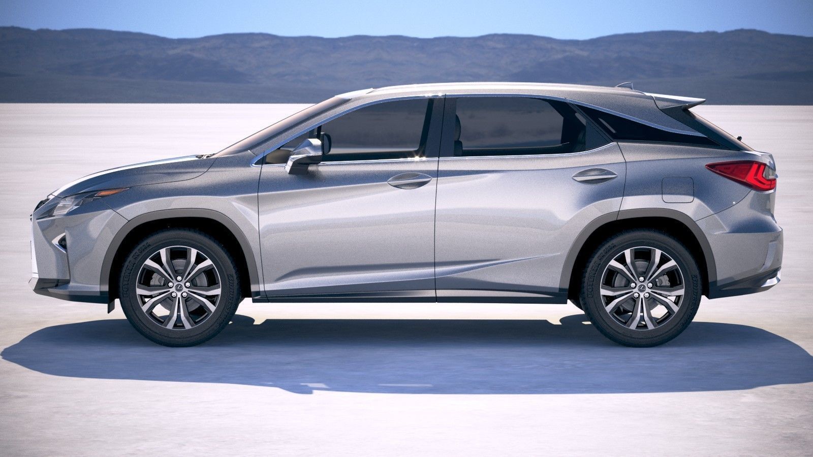 Lexus RX L 2018 3D model_6