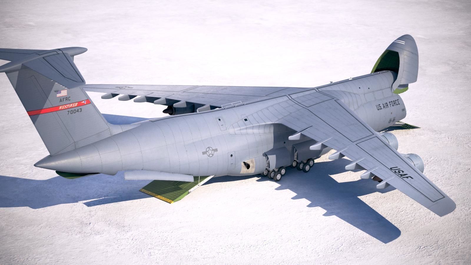 Lockheed C-5 Galaxy 3D model_19