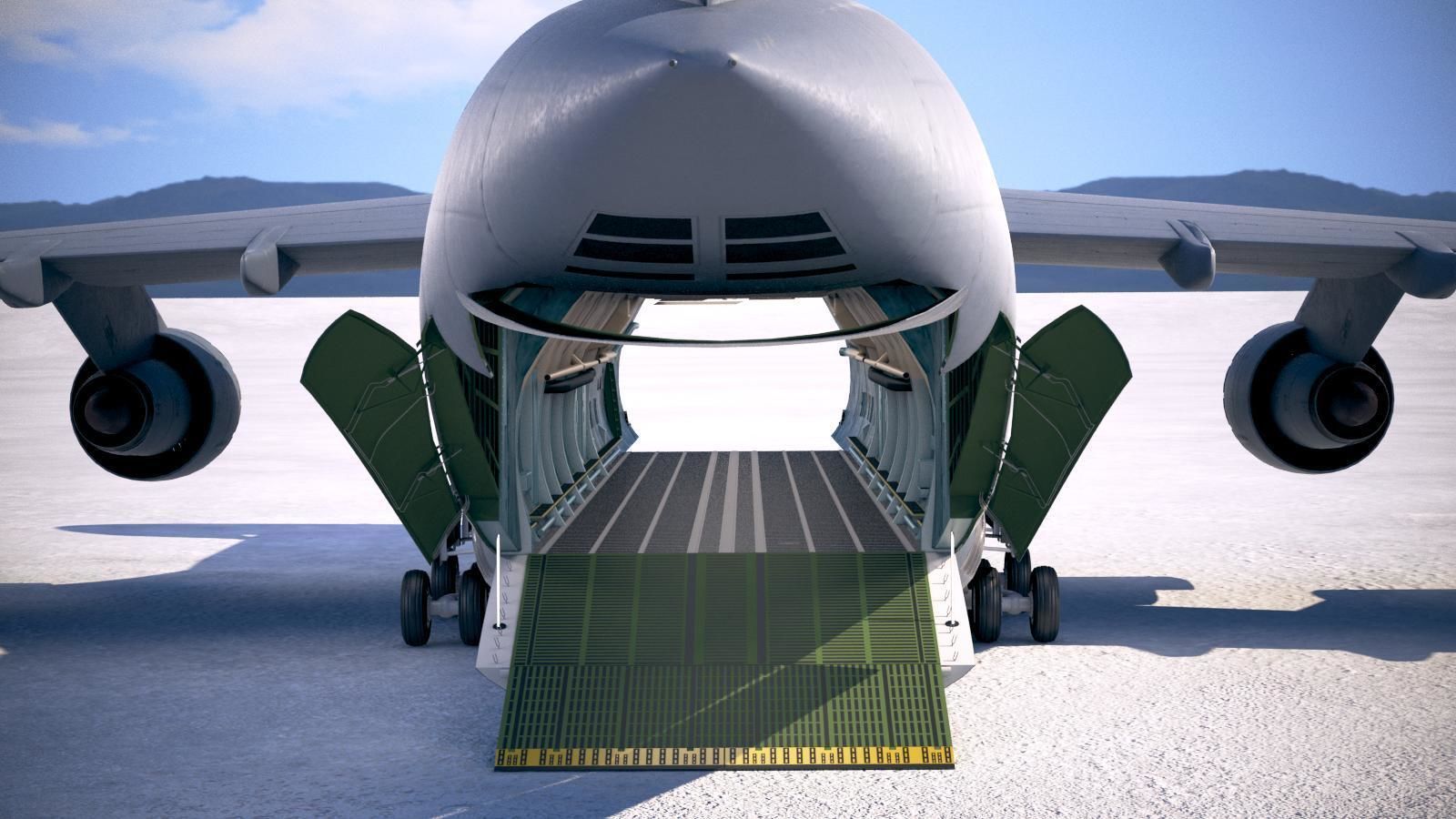 Lockheed C-5 Galaxy 3D model_24