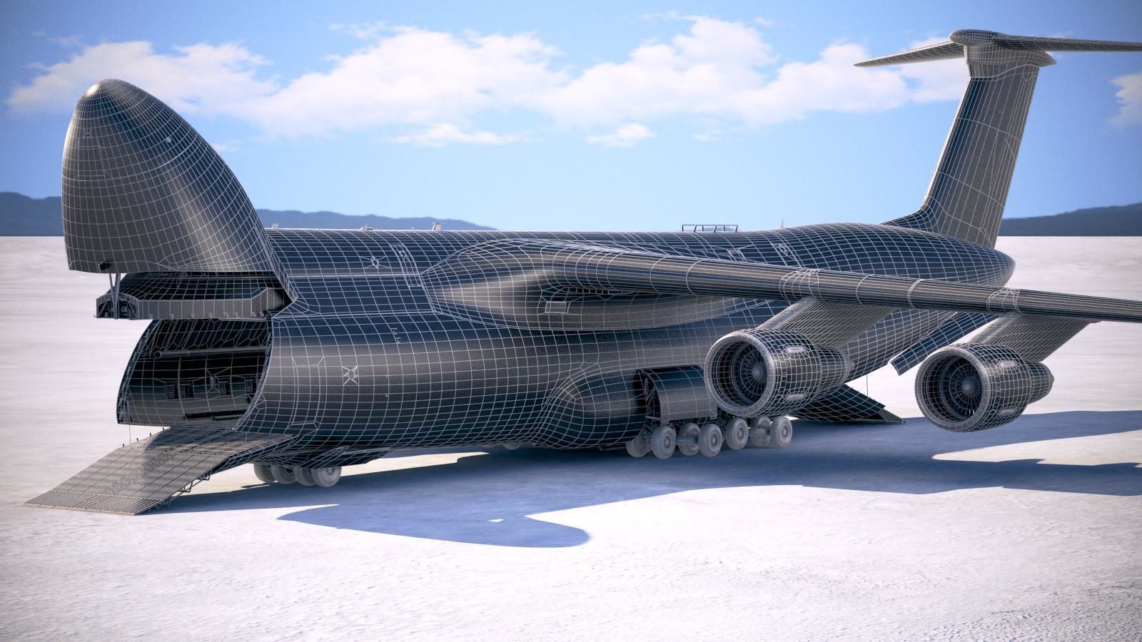 Lockheed C-5 Galaxy 3D model_30