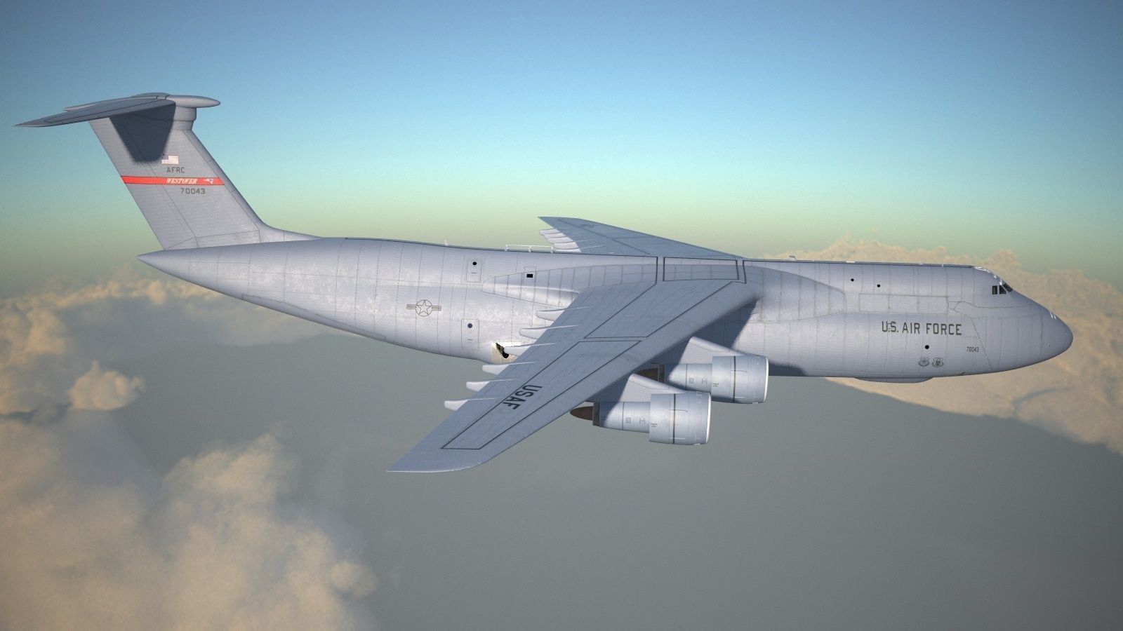 Lockheed C-5 Galaxy 3D model_6