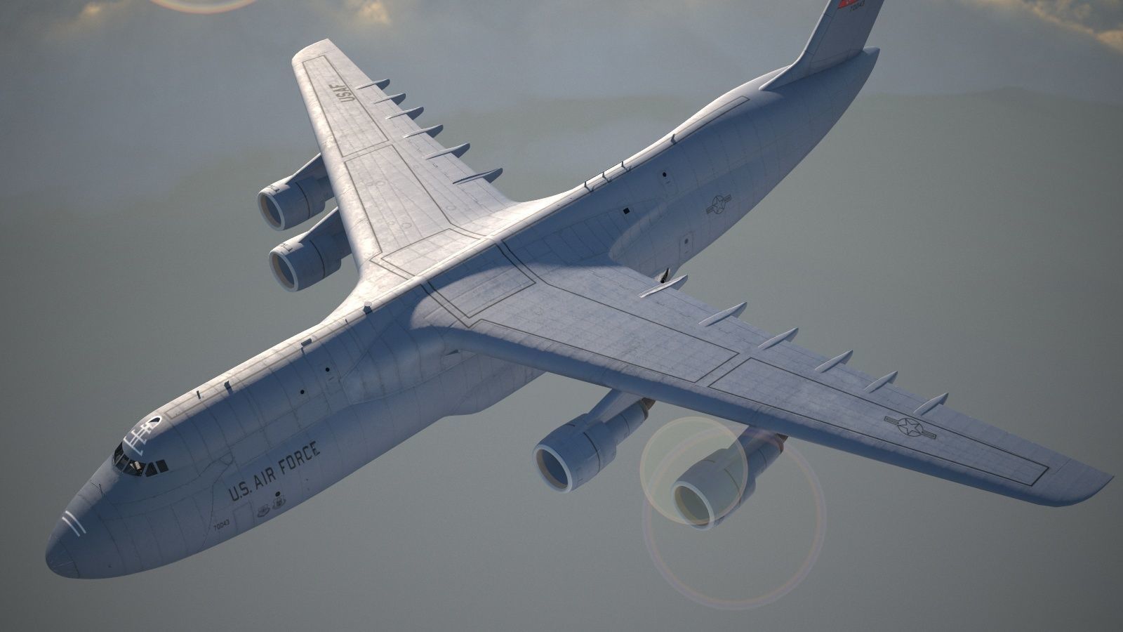 Lockheed C-5 Galaxy 3D model_9