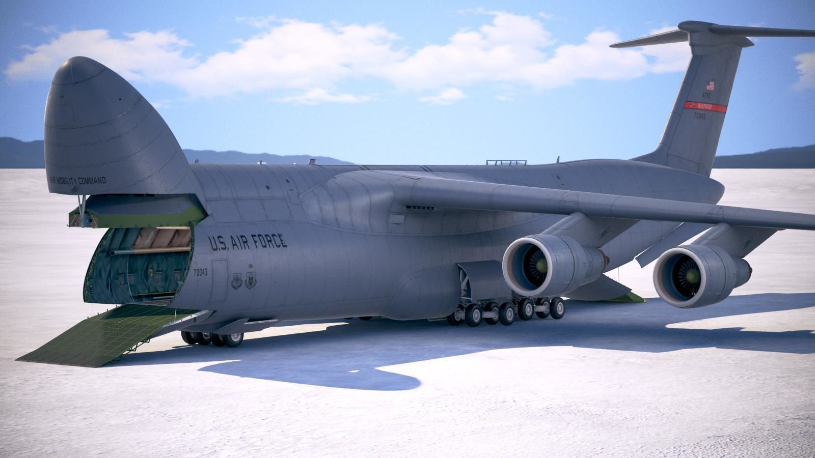 Lockheed C-5 Galaxy 3D model_16