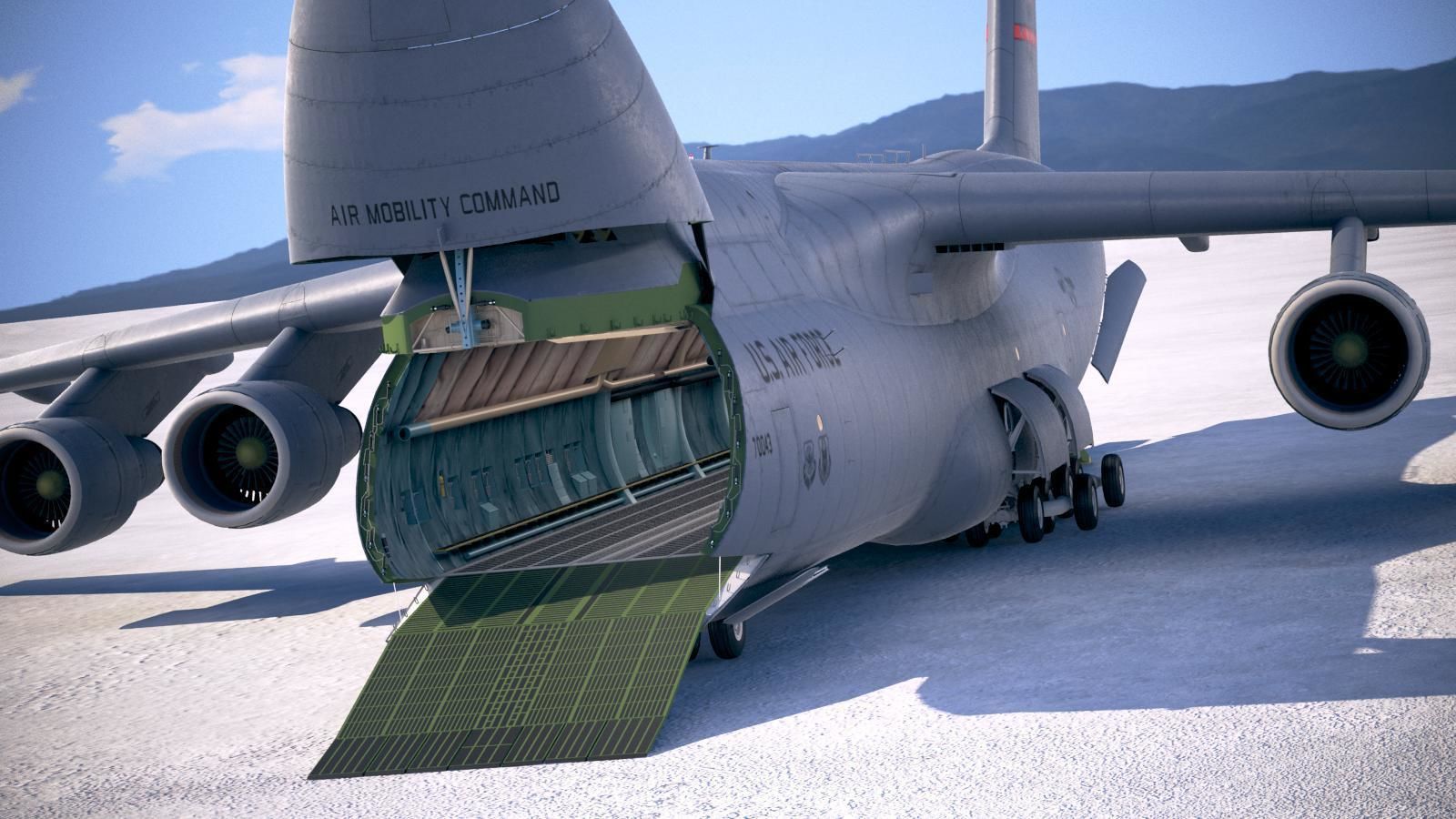 Lockheed C-5 Galaxy 3D model_1