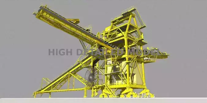Stacker mining equipment
