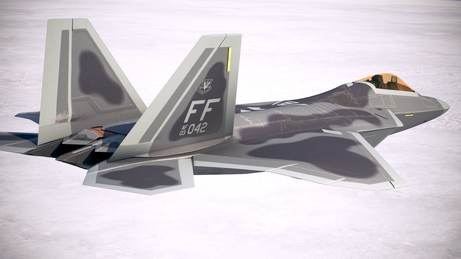 Lockheed Martin F22A Raptor JSOH 3D model_20