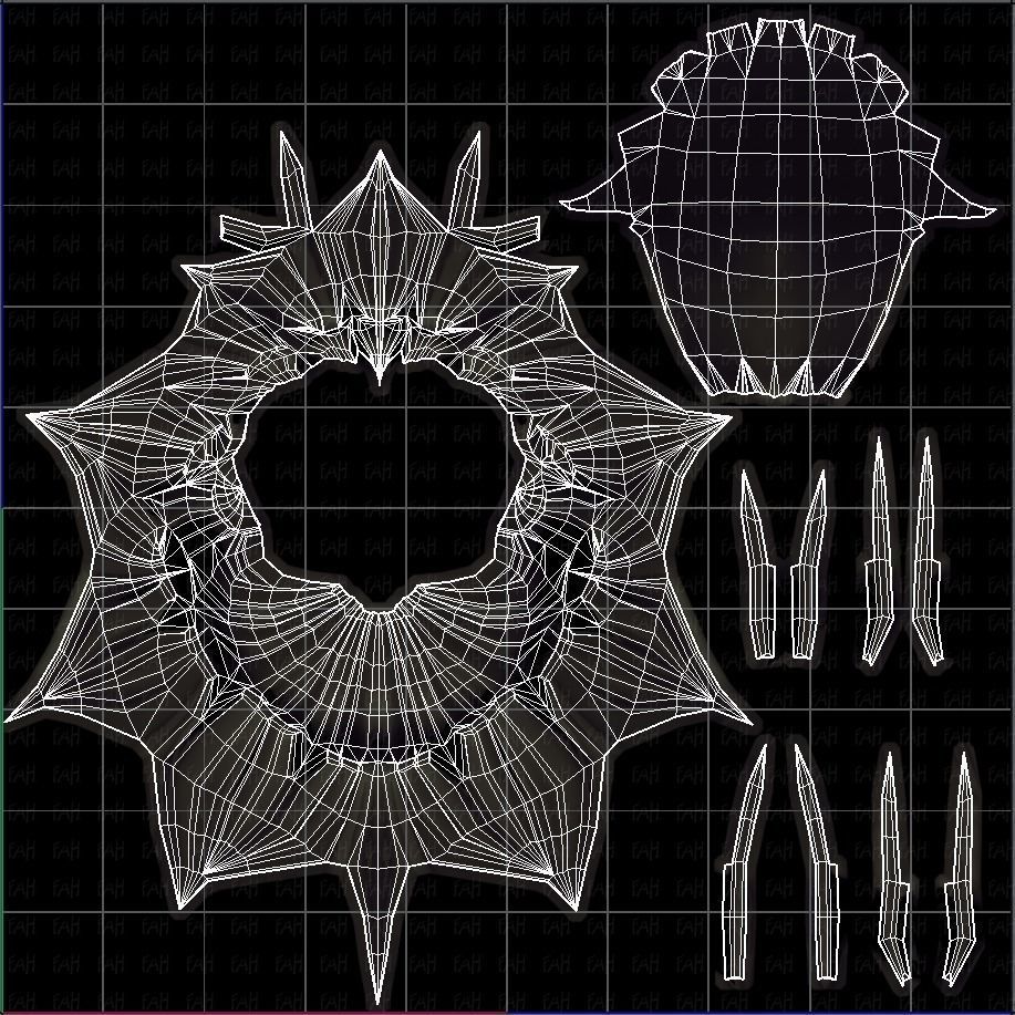 3D Hair style for boy V54 Low-poly 3D model_45